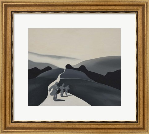 Framed Places Print