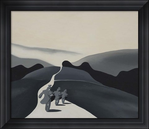 Framed Places Print
