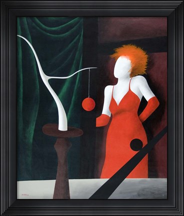 Framed Red Handed Print