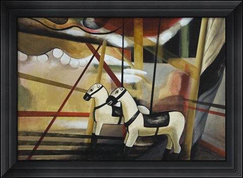 Framed Ride Past Print
