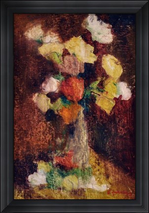 Framed Roses Print
