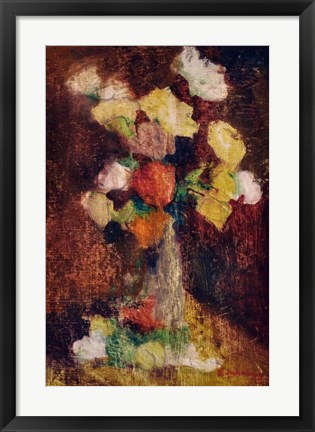 Framed Roses Print