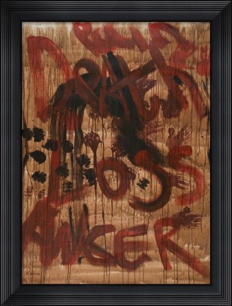 Framed Unambiguous friends Print