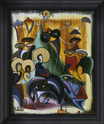 Framed Modern Entry Print