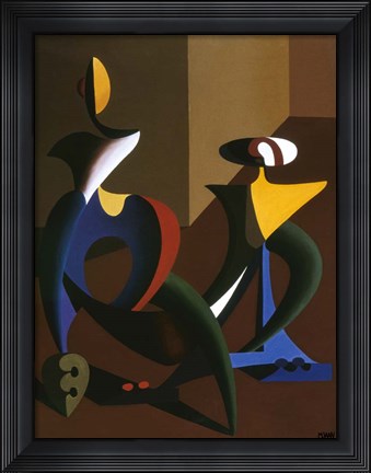 Framed Talk to Me Print