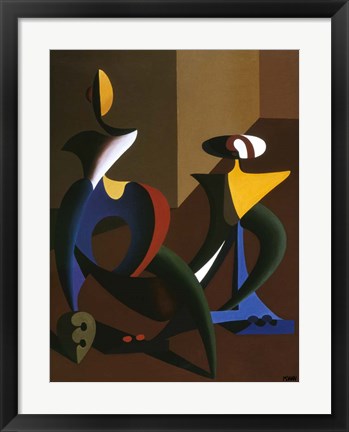 Framed Talk to Me Print