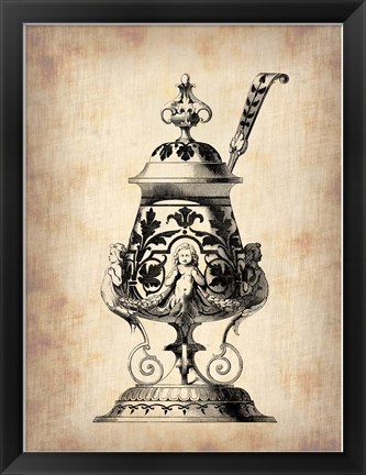 Framed Vintage Sugar Bowl Print