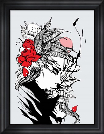 Framed Love Flovers Print