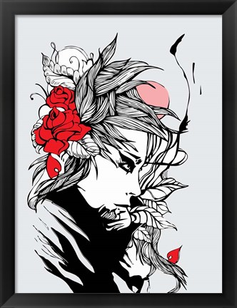 Framed Love Flovers Print