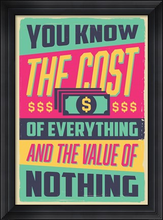Framed Value Print