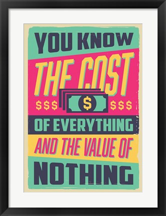 Framed Value Print