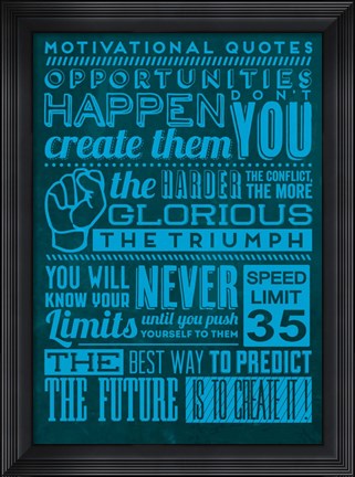 Framed Opportunities Set Blue Print