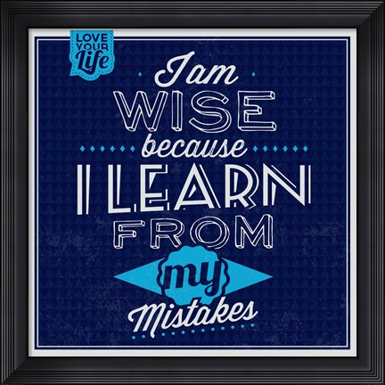 Framed I&#39;m Wise 1 Print