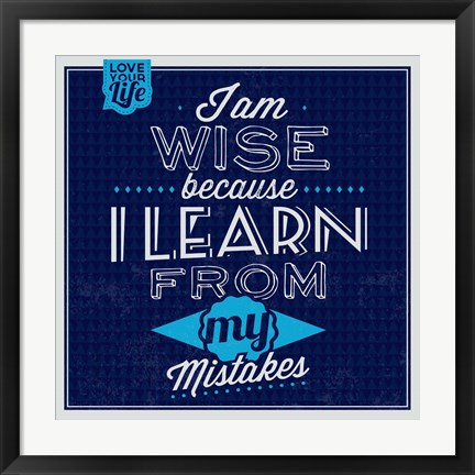 Framed I&#39;m Wise 1 Print