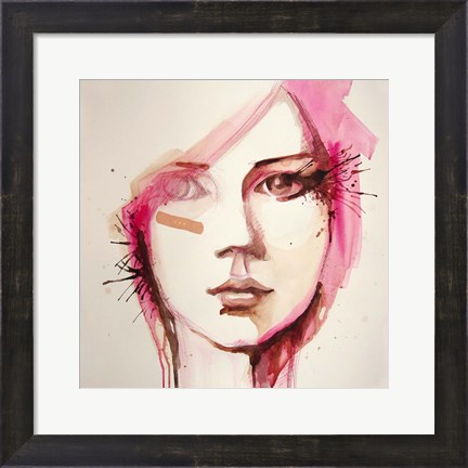 Framed Pink Lana Print