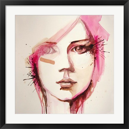 Framed Pink Lana Print