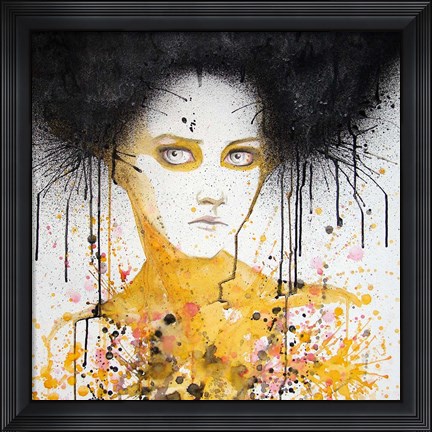 Framed Black Cloud Print