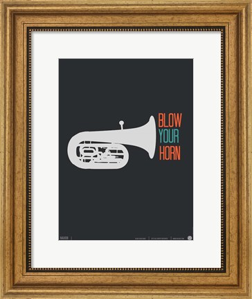 Framed Blow Your Horn Print
