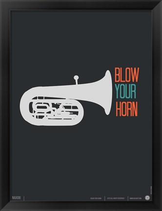 Framed Blow Your Horn Print