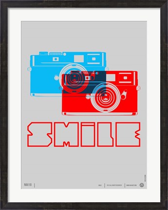 Framed Smile Camera Print