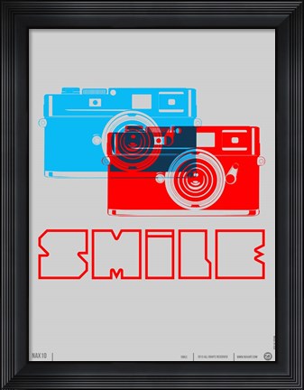 Framed Smile Camera Print