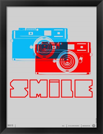 Framed Smile Camera Print