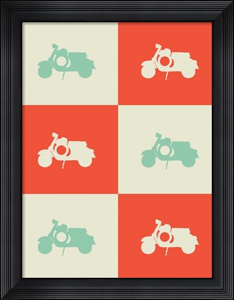 Framed Scooter Print
