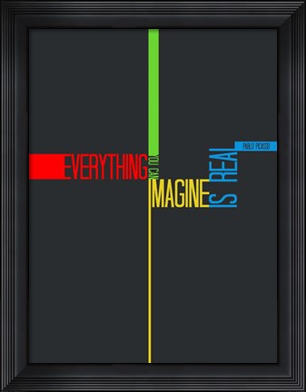 Framed Everything you Imagine Print