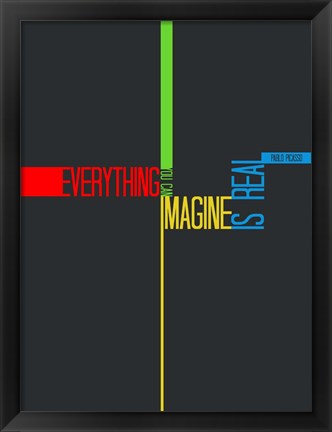 Framed Everything you Imagine Print