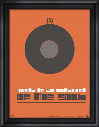 Framed Music is the Soul Print