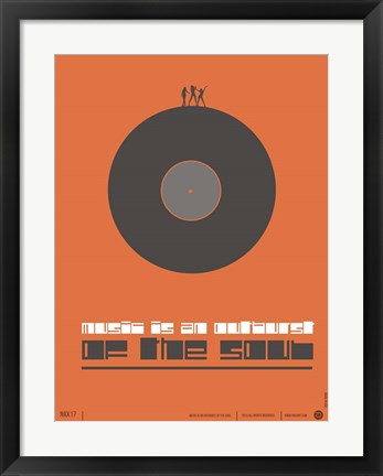 Framed Music is the Soul Print