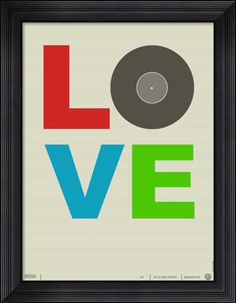 Framed Love Print