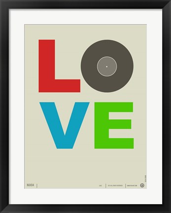 Framed Love Print