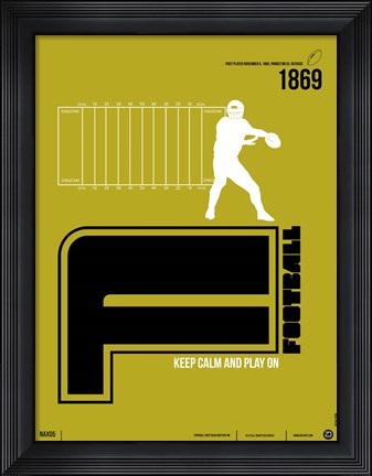 Framed Football Print
