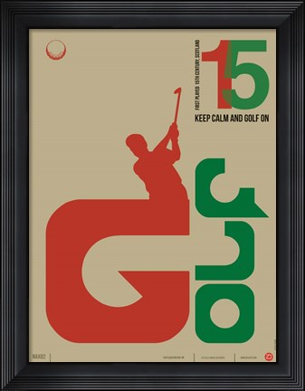Framed Golf Print