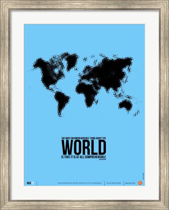 Framed World Map Print