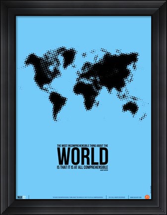 Framed World Map Print