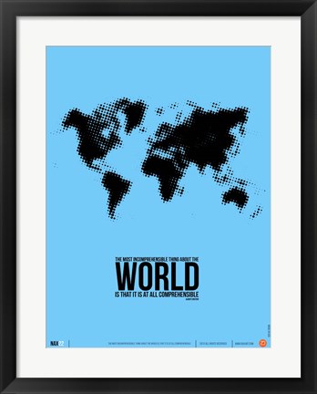 Framed World Map Print