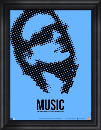 Framed Bono Print