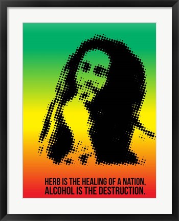 Framed Bob Marley Print