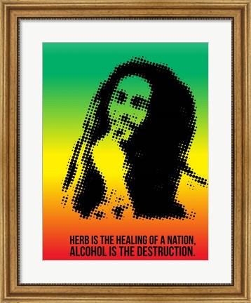 Framed Bob Marley Print