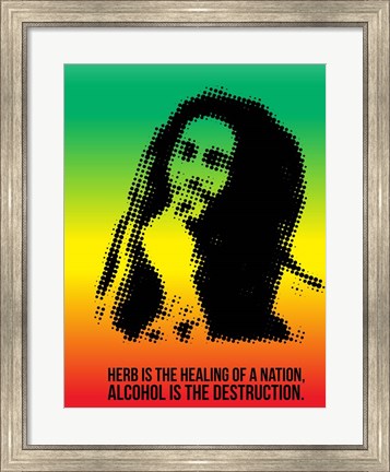 Framed Bob Marley Print