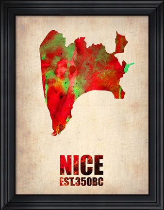 Framed Nice Watercolor Print