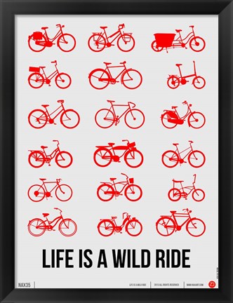 Framed Life is a Wild Ride 2 Print