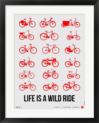 Framed Life is a Wild Ride 2 Print