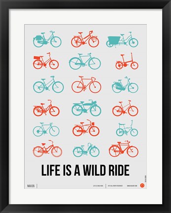 Framed Life is a Wild Ride 2 Print