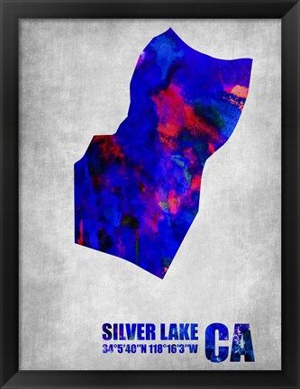 Framed Silver Lake California Print