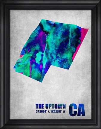 Framed Uptown California Print