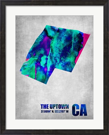 Framed Uptown California Print