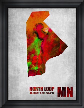 Framed North Loop Minnesota Print